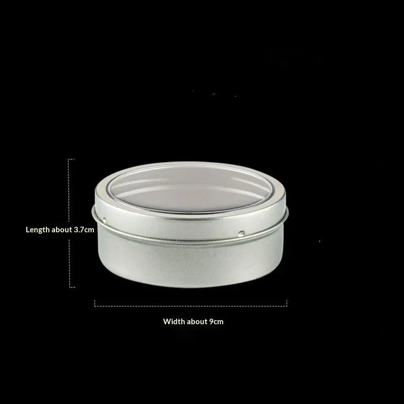 Magnetic Spice Tin with Clear Lid for Fridge Storage