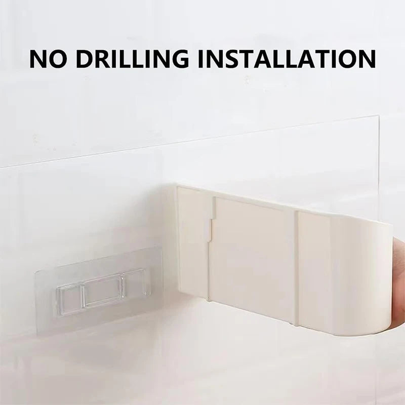 No-Drill Cabinet Door Storage Box for Kitchen Essentials