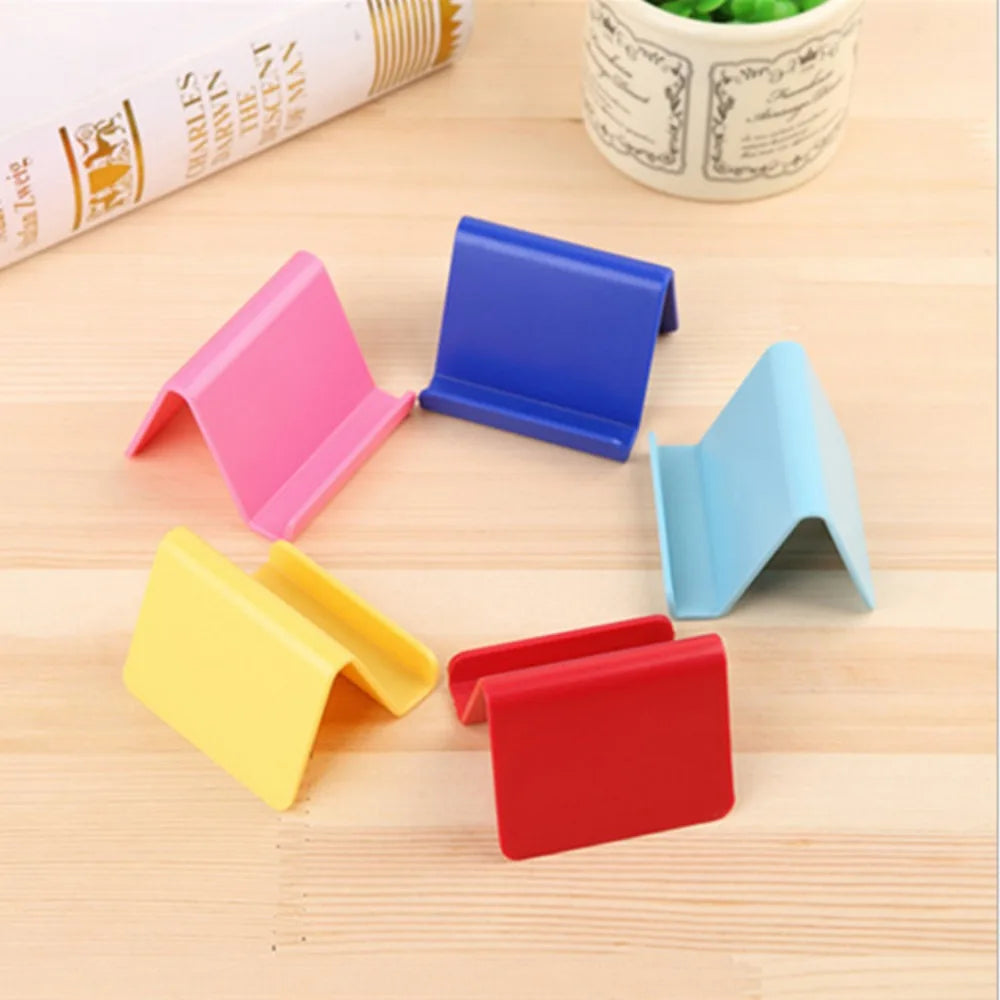 Plastic Desk Phone Stand for Hands Free Home Office Use