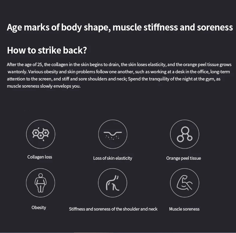 4 in 1 Cellulite Massager Remover Body Sculpting Machine Cordless Electric Body Slimming Massage for Belly Waist Arm Leg Butt