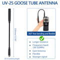 Baofeng UV-25 Air Band Walkie Talkie – Long Range UHF/VHF, Type-C Charging, 999CH, Wireless Frequency Copy, NOAA, Ham Radio - Dicrodelights