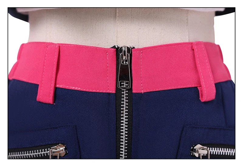 KPop Rumi Cosplay Costume Wig Women Girls Halloween Carnival Comic-con Party Role Playing Outfits