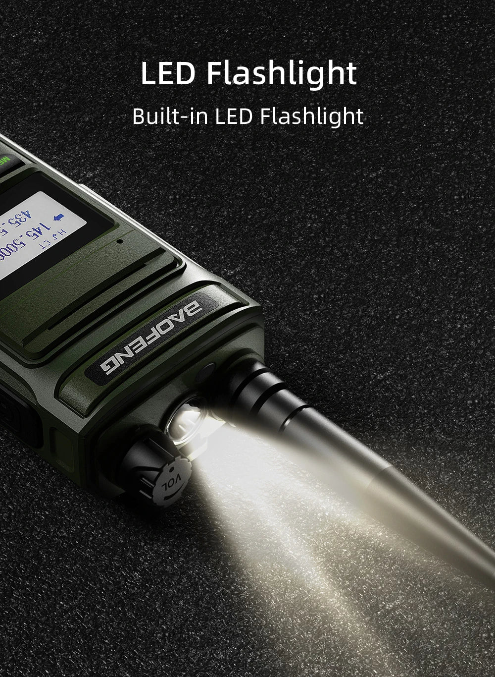 Baofeng Walkie Talkie P15UV Air Band FM/AM Long Range Wireless Copy Frequency NOAA Multi-Bands Two Way Radio Type-C Ham Radios - Dicrodelights