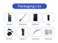 Baofeng UV-5RH PRO Walkie Talkie GPS Multi-Band AM/FM Type-C Wireless Copy Frequency - Dicrodelights