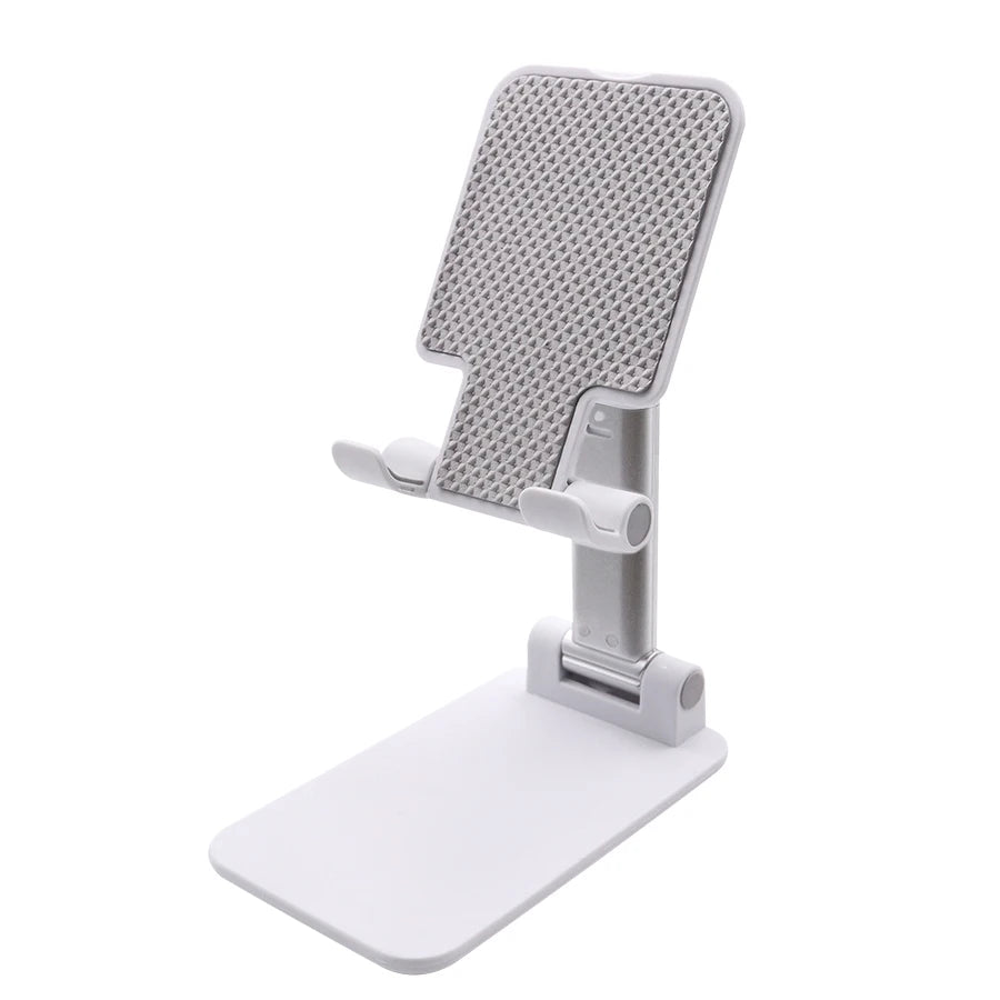 Adjustable Desktop Phone Holder Stand for iPhone 17/16/15/14 Samsung Xiaomi, Flexible Lazy Bracket for Tablet & Cellphone white
