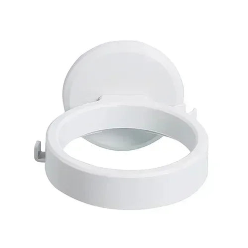 Hair Dryer Straightener Holder Wall Mounted Shelf with Strong Back Glue for Bathroom No Drilling Wire Hanger Strong Adhesive White