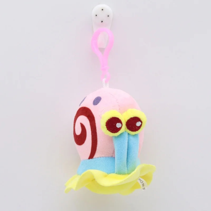 8inch/4inch SpongeBob Patrick Star Gary Squidward Tentacles Plush Dolls Small Pendant Bag Hangings Christmas Birthday Gi 6-8cm