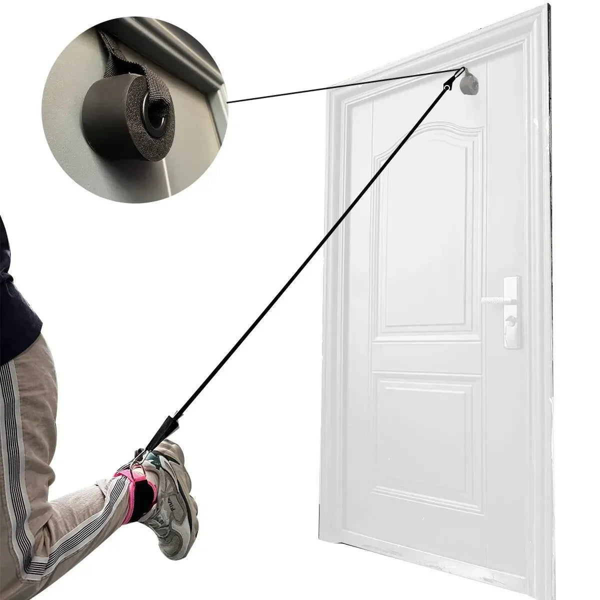 1/2Pcs Fitness Ankle Straps Adjustable D-Ring Support Cuffs Gym Leg Strength Workouts Pulley With Sports Guard Safety Abductors