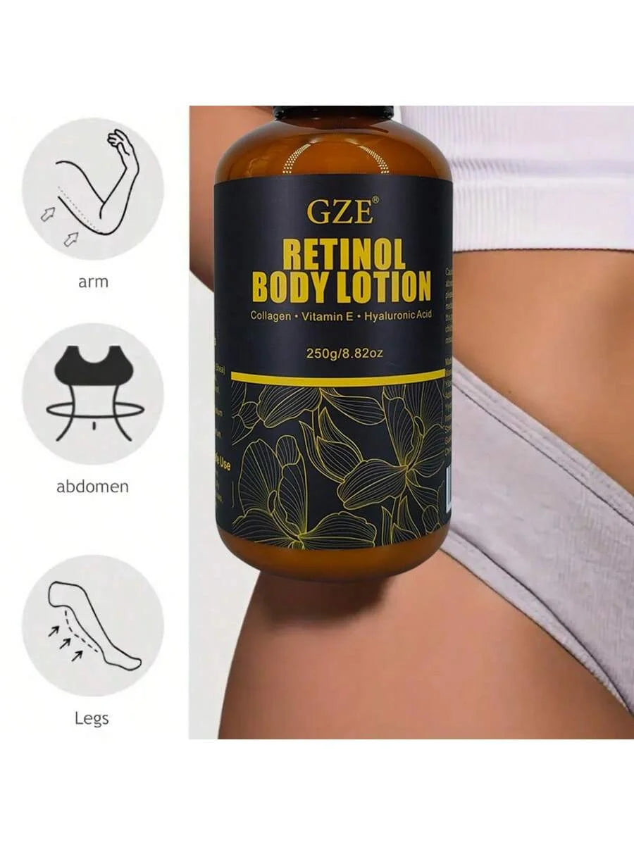 Retinol Body Lotion for Firming & Deep Hydration – Collagen, Vitamin E & Hyaluronic Acid Skin Smoothing Cream (250g)