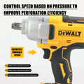 DeWALT Brushless Impact Wrench:20V Power,1898N.M Torque,Pressure-Driven Speed,Double Safety&Ergonomic Design for Heavy-Duty Jobs