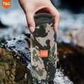 T&G TG365 Portable Bluetooth Speaker Dual Bass LED Wireless Subwoofer Waterproof Outdoor Boombox FM AUX BT TF Music Player