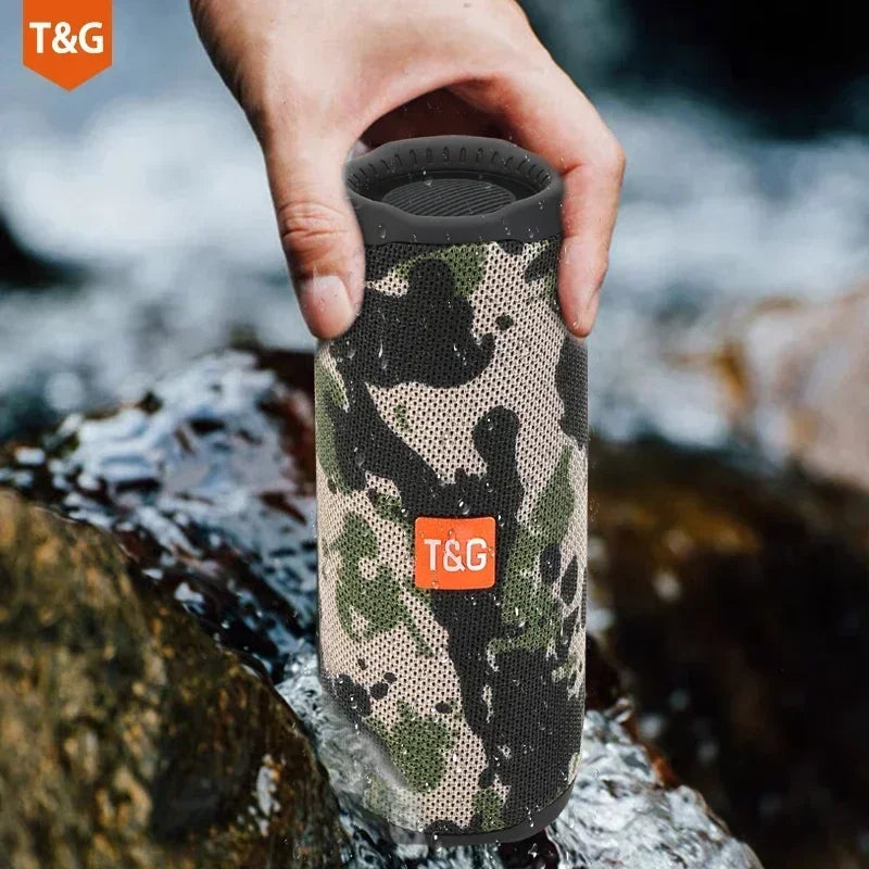 T&G TG365 Portable Bluetooth Speaker Dual Bass LED Wireless Subwoofer Waterproof Outdoor Boombox FM AUX BT TF Music Player