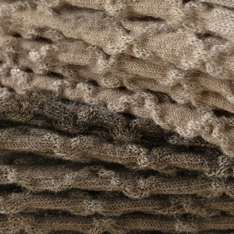 1 Pairs Autumn Winter Women's Wool Blended Knee High Socks Thick Warm Soft Comfortable Fashionable Women Casual Long Tube Socks