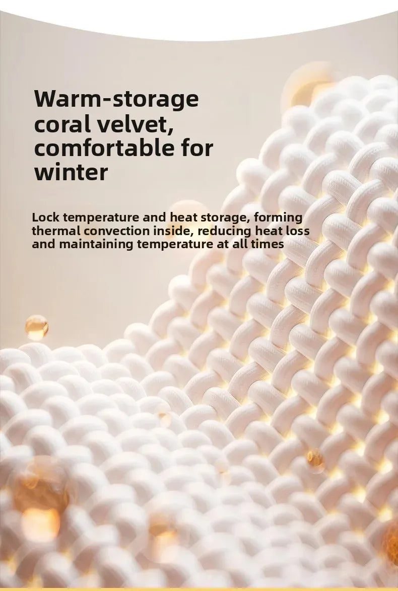 Thickened Flannel Sleepwear V-neck Home Clothes Women's Coral Fleece Robe Autumn Winter Patterned Fresh Flower Nightgown