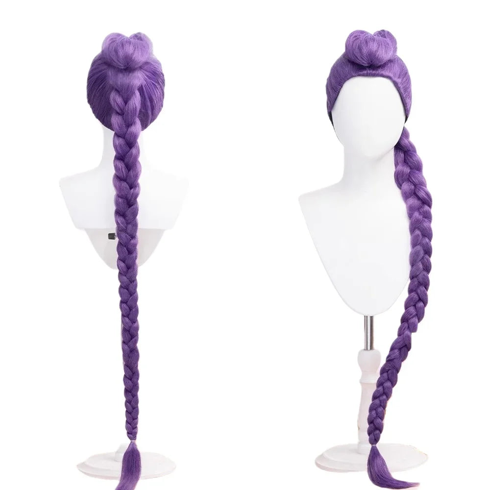 KPop Rumi Cosplay Costume Wig Women Girls Halloween Carnival Comic-con Party Role Playing Outfits Wig Only