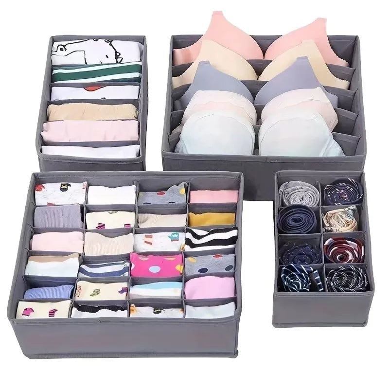 Fabric Drawer Storage Organiser for Underwear Bras and Socks