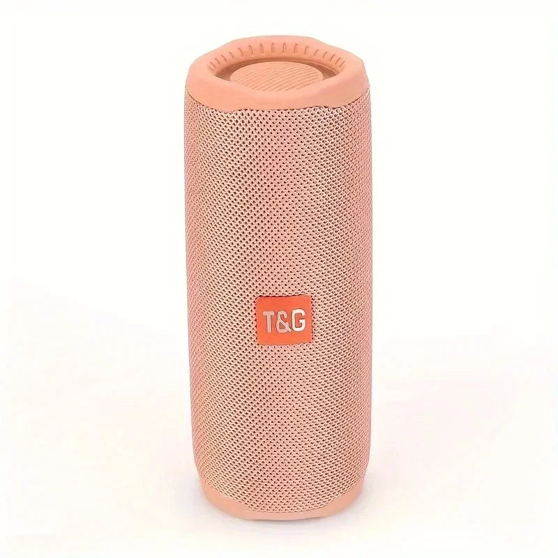 T&G TG365 Portable Bluetooth Speaker Dual Bass LED Wireless Subwoofer Waterproof Outdoor Boombox FM AUX BT TF Music Player Pink