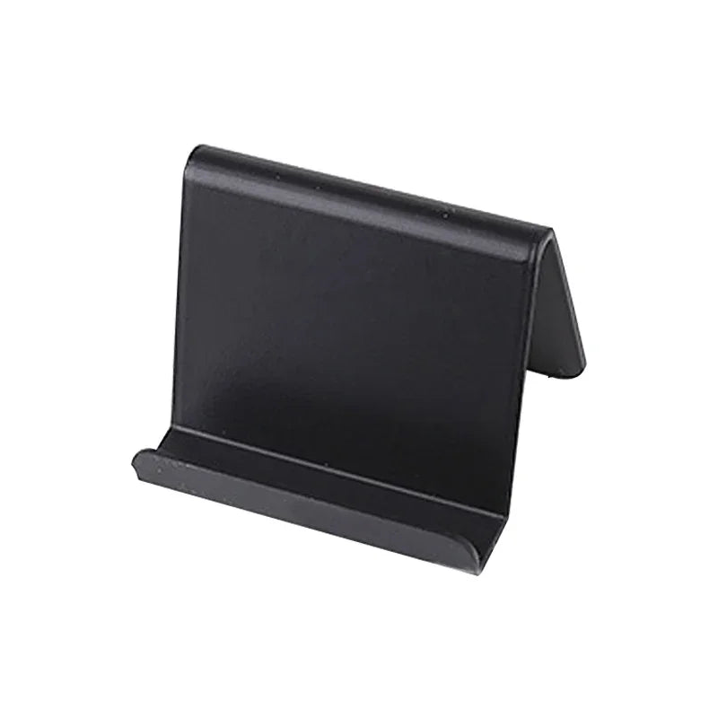 Plastic Desk Phone Stand for Hands Free Home Office Use Black