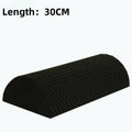 30/33cm Fitness Foam Roller Yoga Massage Roller EPP Pilates Foam Body Muscle Massage Roller Therapy Exercises Gym Home Exercise 30CM Black