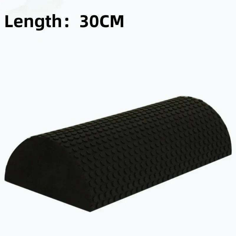 30/33cm Fitness Foam Roller Yoga Massage Roller EPP Pilates Foam Body Muscle Massage Roller Therapy Exercises Gym Home Exercise 30CM Black