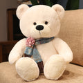 35/50/60CM Cute Classic Teddy Bear Plush Toys Kawaii Bow Tie Bear Plushie Pillow Stuffed Soft Dolls for Kids Girls Lover Gifts