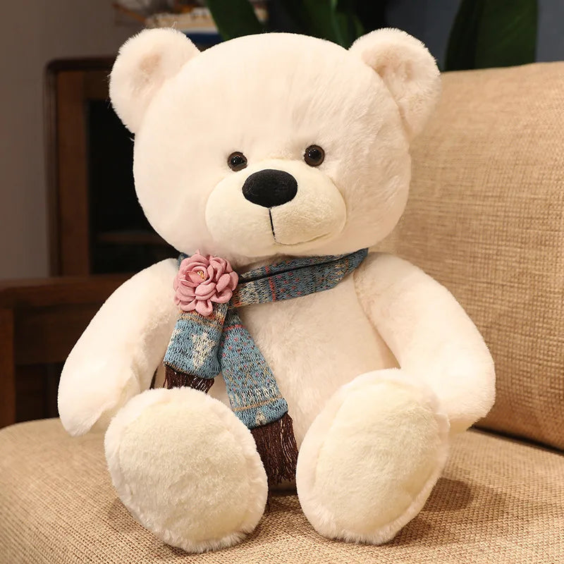 35/50/60CM Cute Classic Teddy Bear Plush Toys Kawaii Bow Tie Bear Plushie Pillow Stuffed Soft Dolls for Kids Girls Lover Gifts