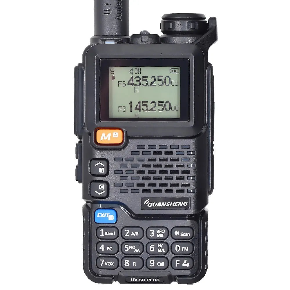 Quansheng UV-5R Plus Dual Band Walkie Talkie – Long Range VHF/UHF Two-Way Radio with NOAA & FM - Dicrodelights