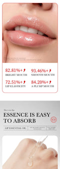 Lip Booster Plumping Serum Oil Hyaluronic Acid Moisturising Sexy Plumping Enhancer Stimulant Free Brightening Lightening Lines