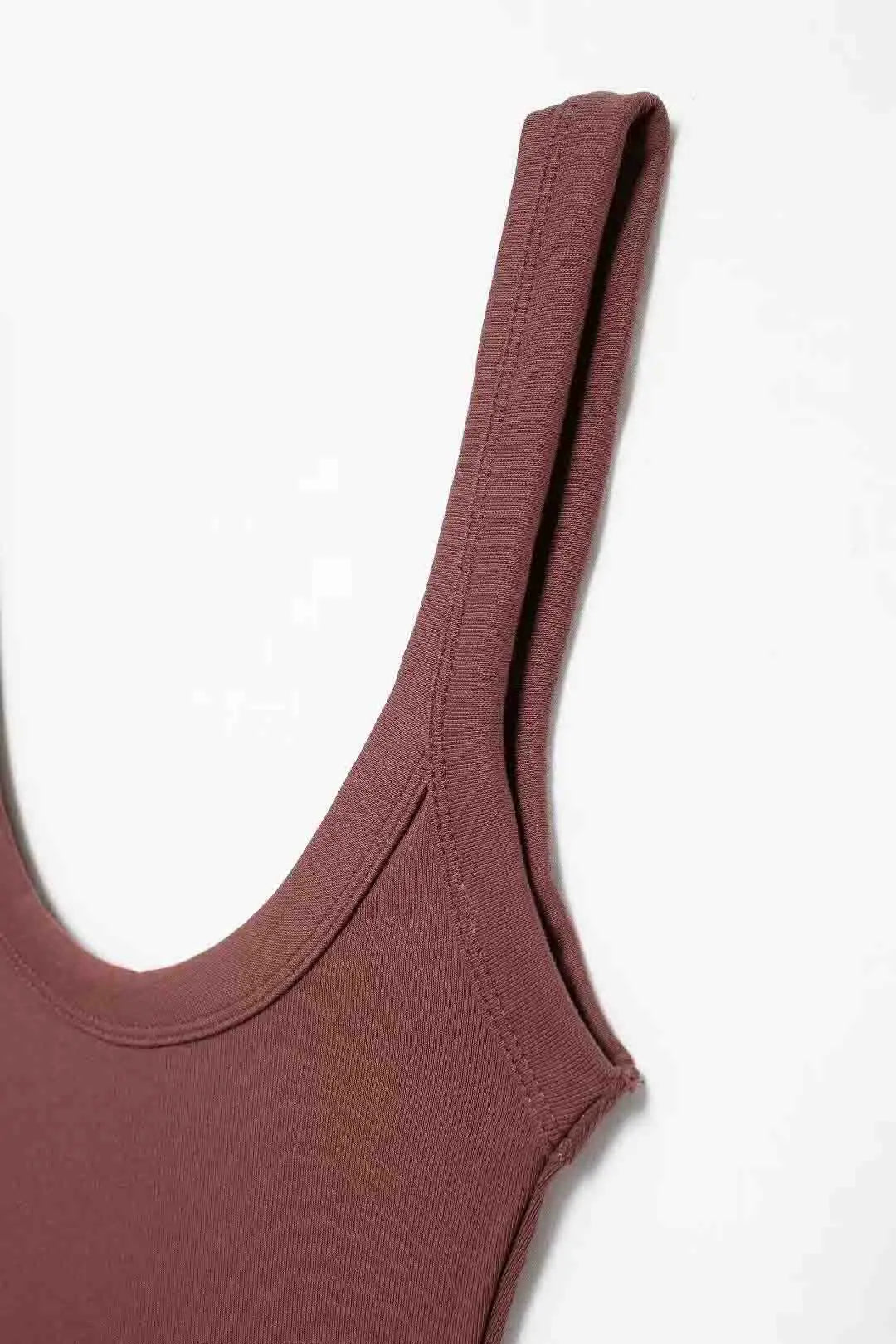 Women's Skinny Ribbed O-Neck Bodysuits with Straps Snap-Button Sexy Fashion Playsuits Comfortable Stretchy Female Clothing