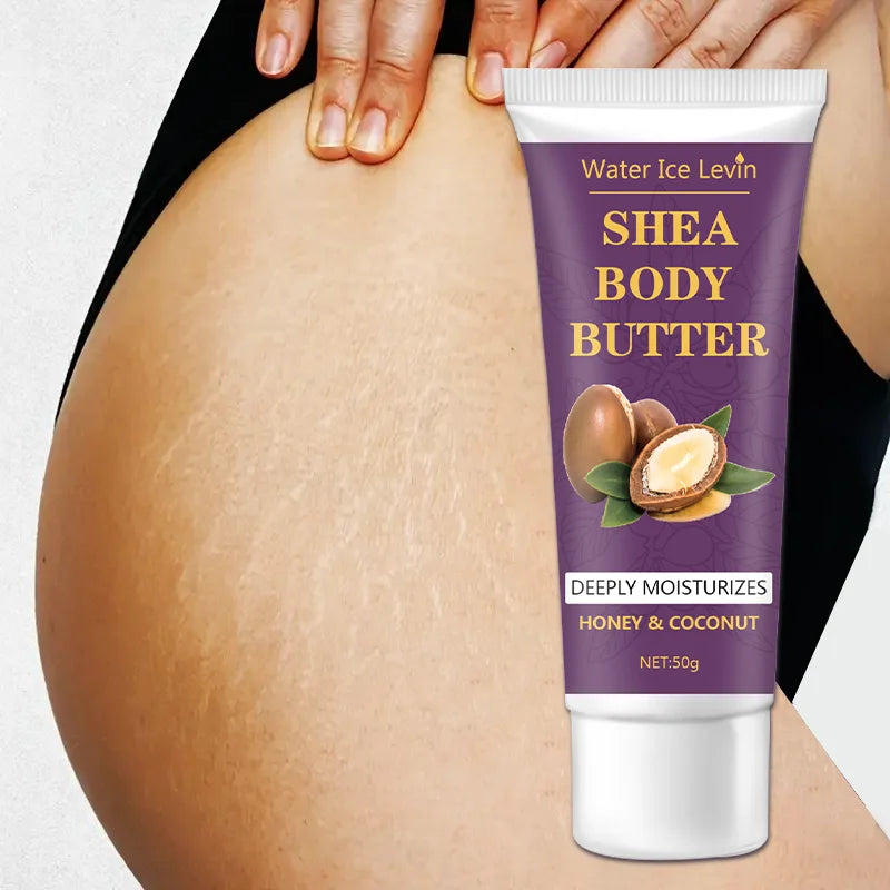 24H Shea Butter Body Cream for Dry Skin – Deep Moisturizing, Firming & Elasticity Repair Cream for Cracked Skin