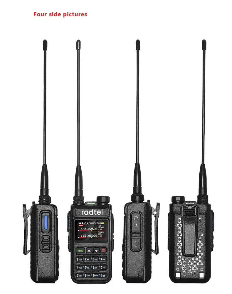 Radtel RT-890 Full Band Ham Radio Amateur 2 Way Radio 999CH Walkie Talkie AM Air Aviation Band Color Scanner Marine NOAA Scan