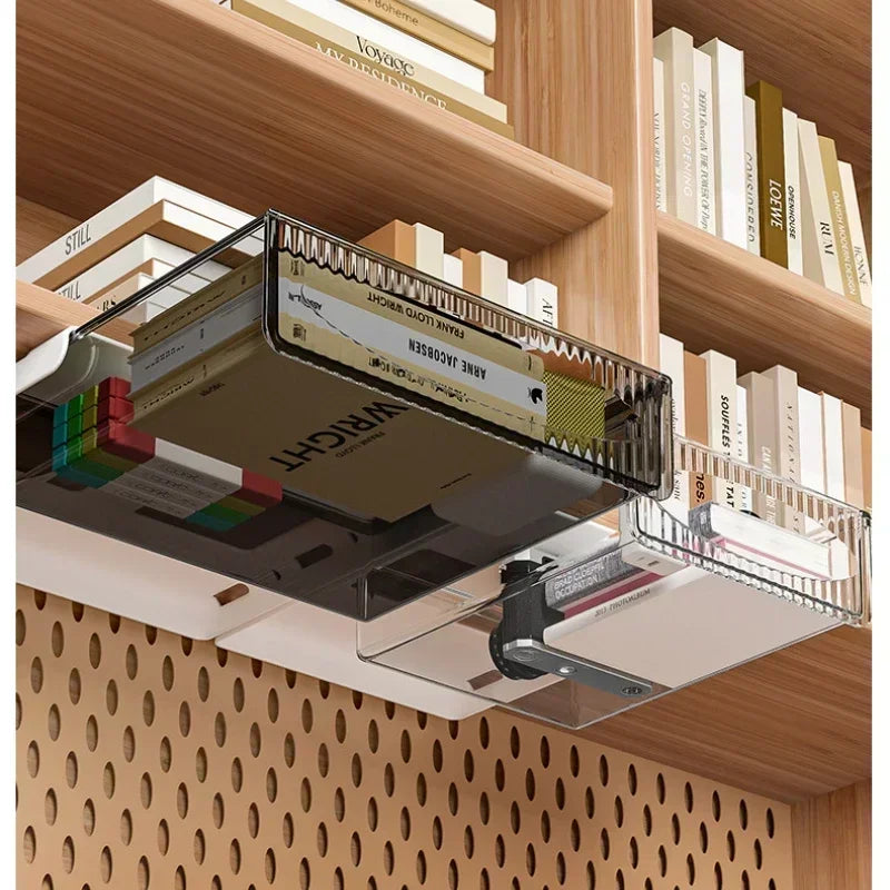 Plastic Under Desk Pull Out Drawer for Office Stationery
