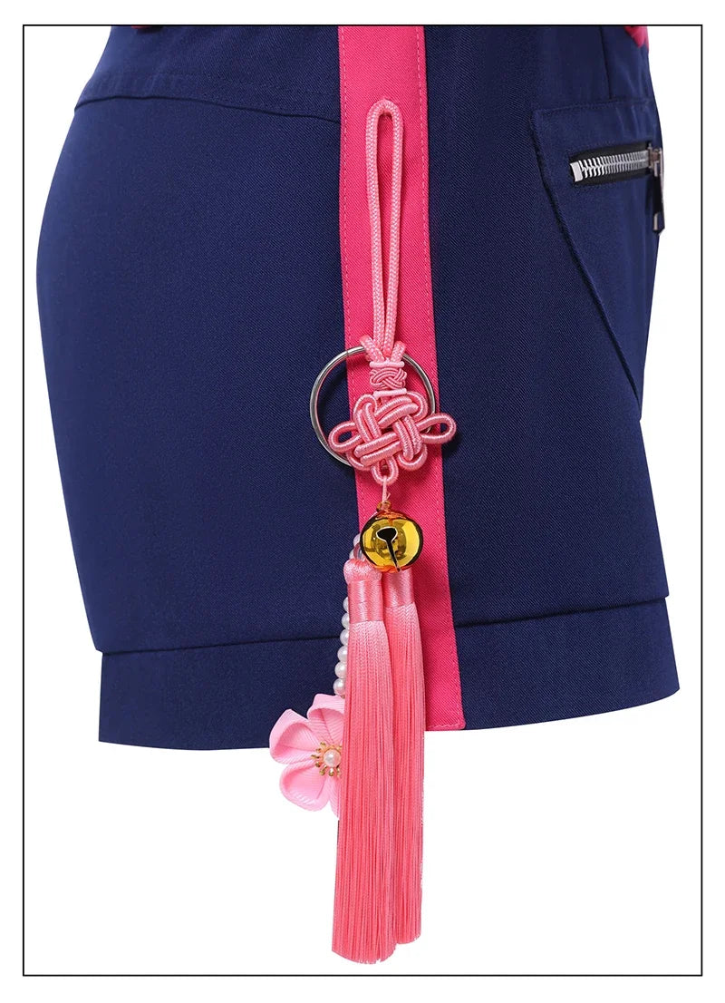 KPop Rumi Cosplay Costume Wig Women Girls Halloween Carnival Comic-con Party Role Playing Outfits