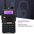 2PC Baofeng UV-5R Walkie Talkie Dual Band Long Range Ham Radio - Dicrodelights