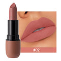 6-Color Matte Lipstick: Velvet Lip Color, Smooth, Waterproof, Long-Lasting Color Lip Makeup Y0080-2