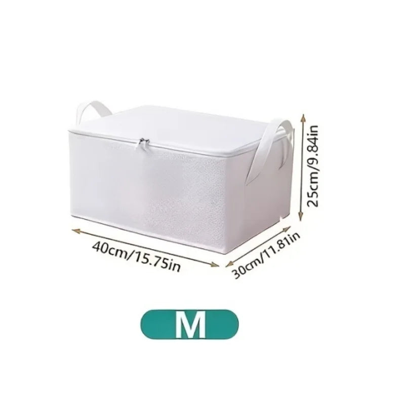 Foldable Fabric Under Bed Storage Box for Clothes and Bedding M 1pcs