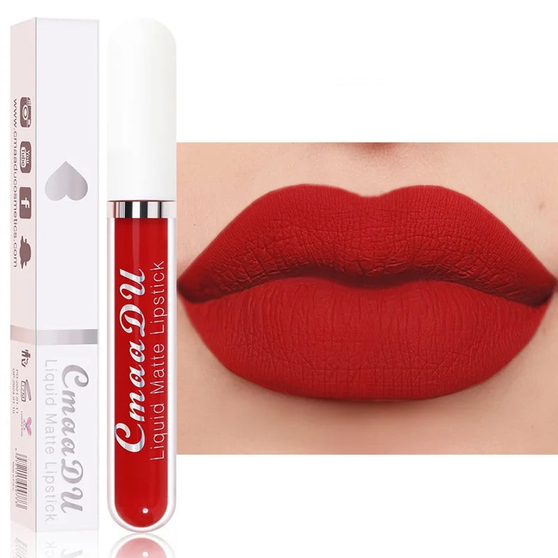 Long-Lasting Velvet Matte Liquid Lipstick for Women