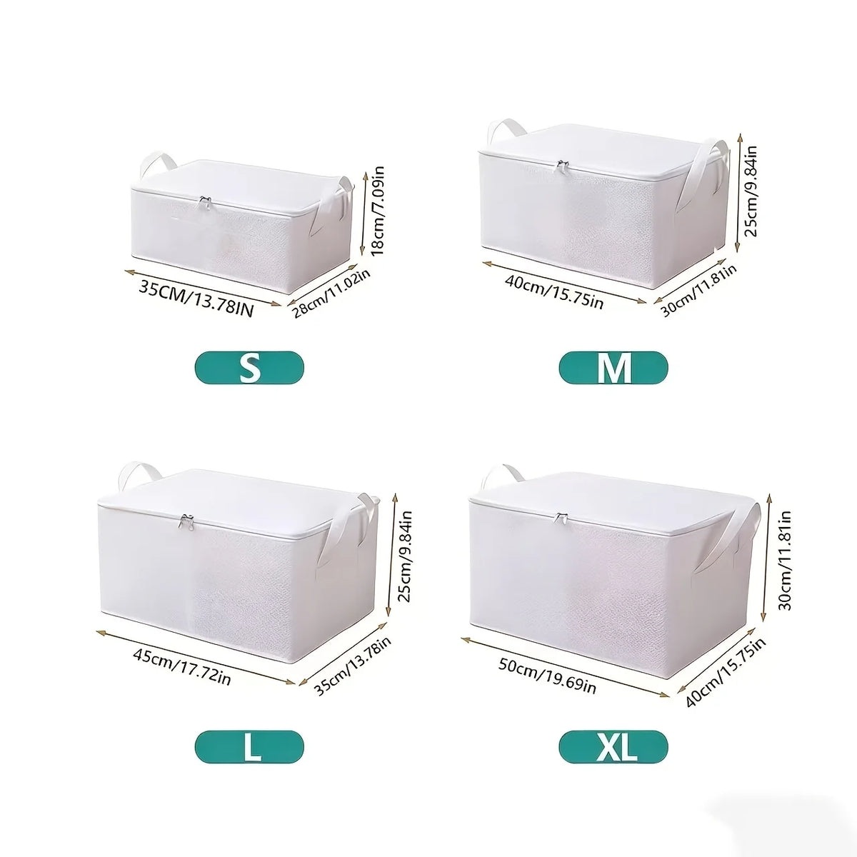 Foldable Fabric Under Bed Storage Box for Clothes and Bedding