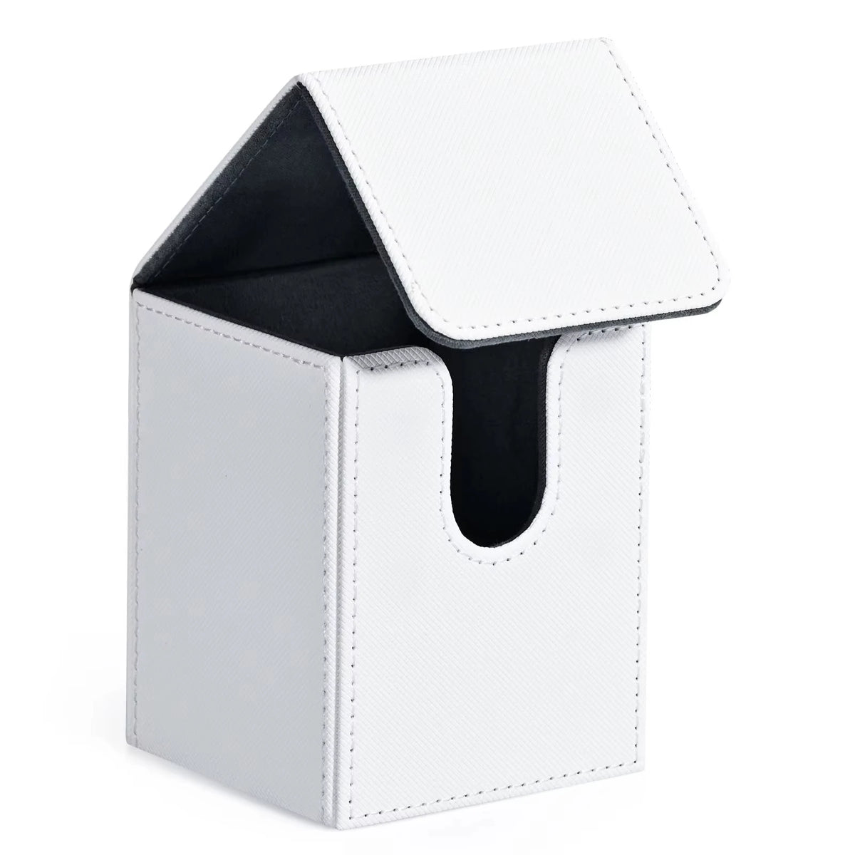 Trading Card Deck Box with Magnetic Flap and Colour Options White 1