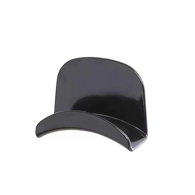 Adhesive Wall Mounted Headphone Holder for Desk Setups Black type 2