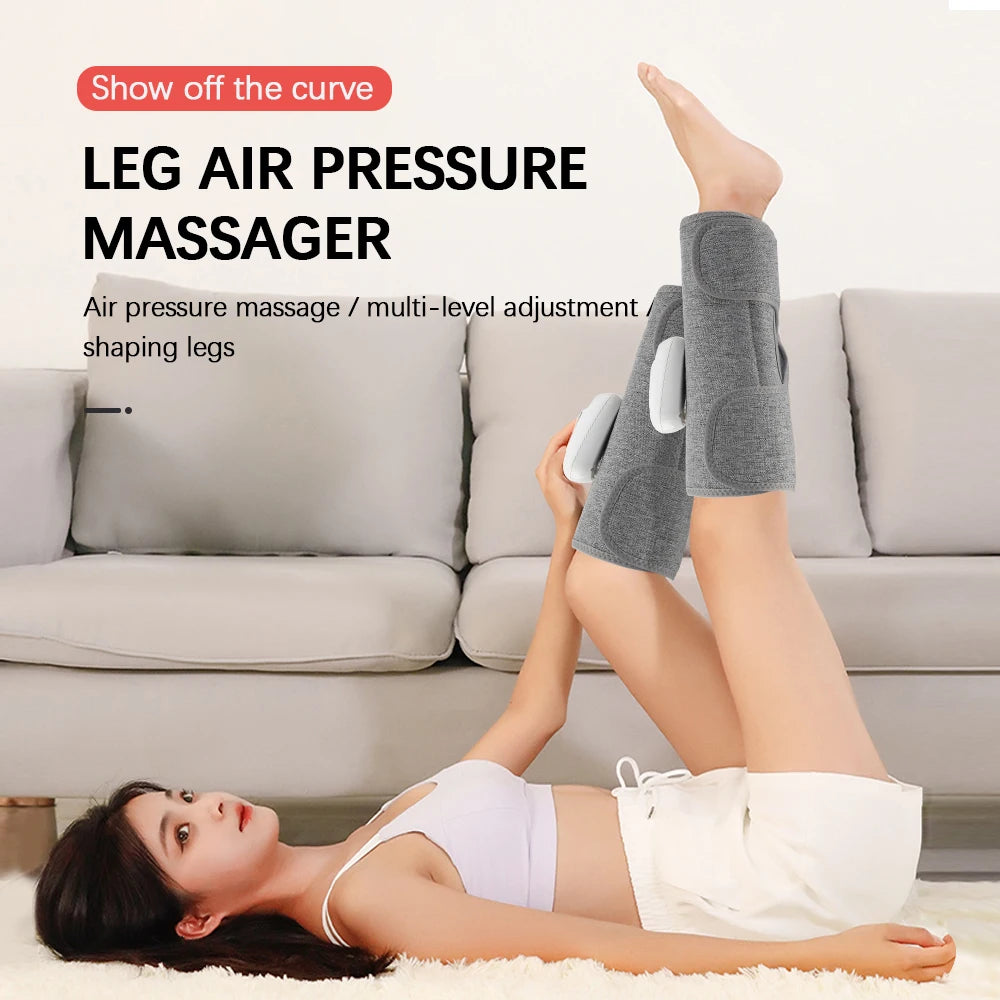 Eletric 360° Air Pressure Calf Massager Wireless Leg Massage 3 Mode Airbag Compresstion Relax Foot Calf Muscle Relieve Fatigue