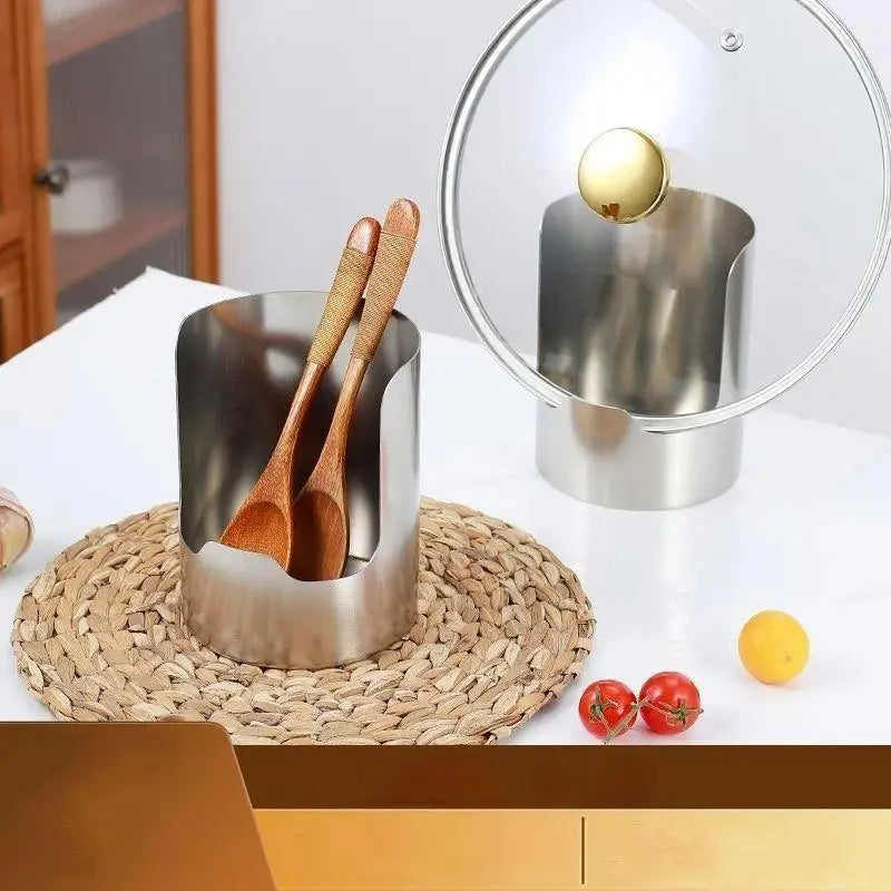 Stainless Steel Utensil Rest for Spoons, Ladles and Lids