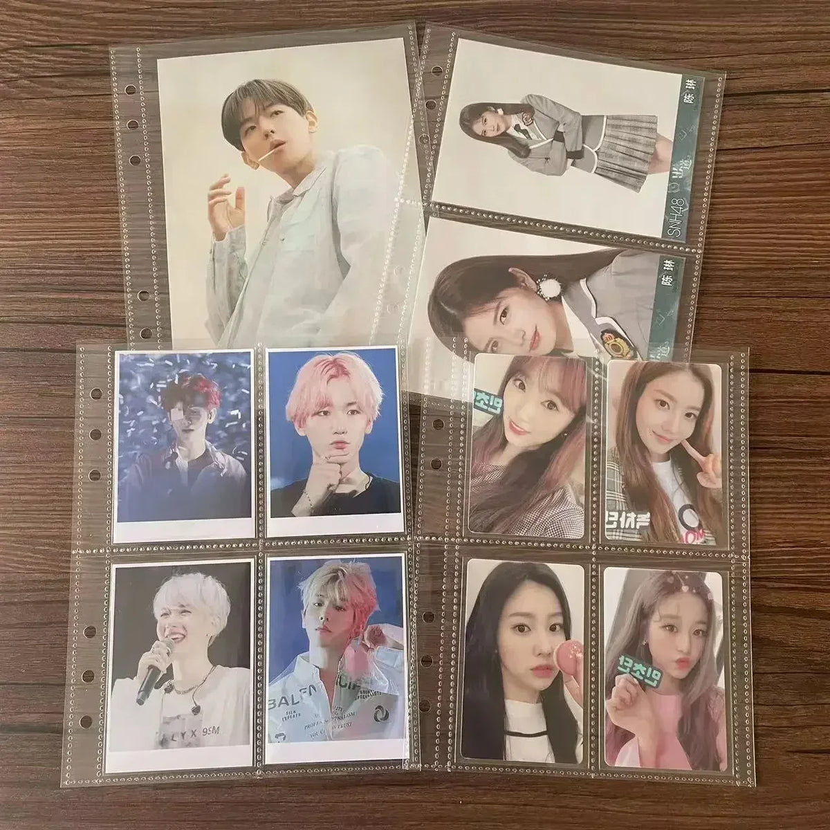 A5 Kpop Photocard Binder Cover and Pocket Page Options