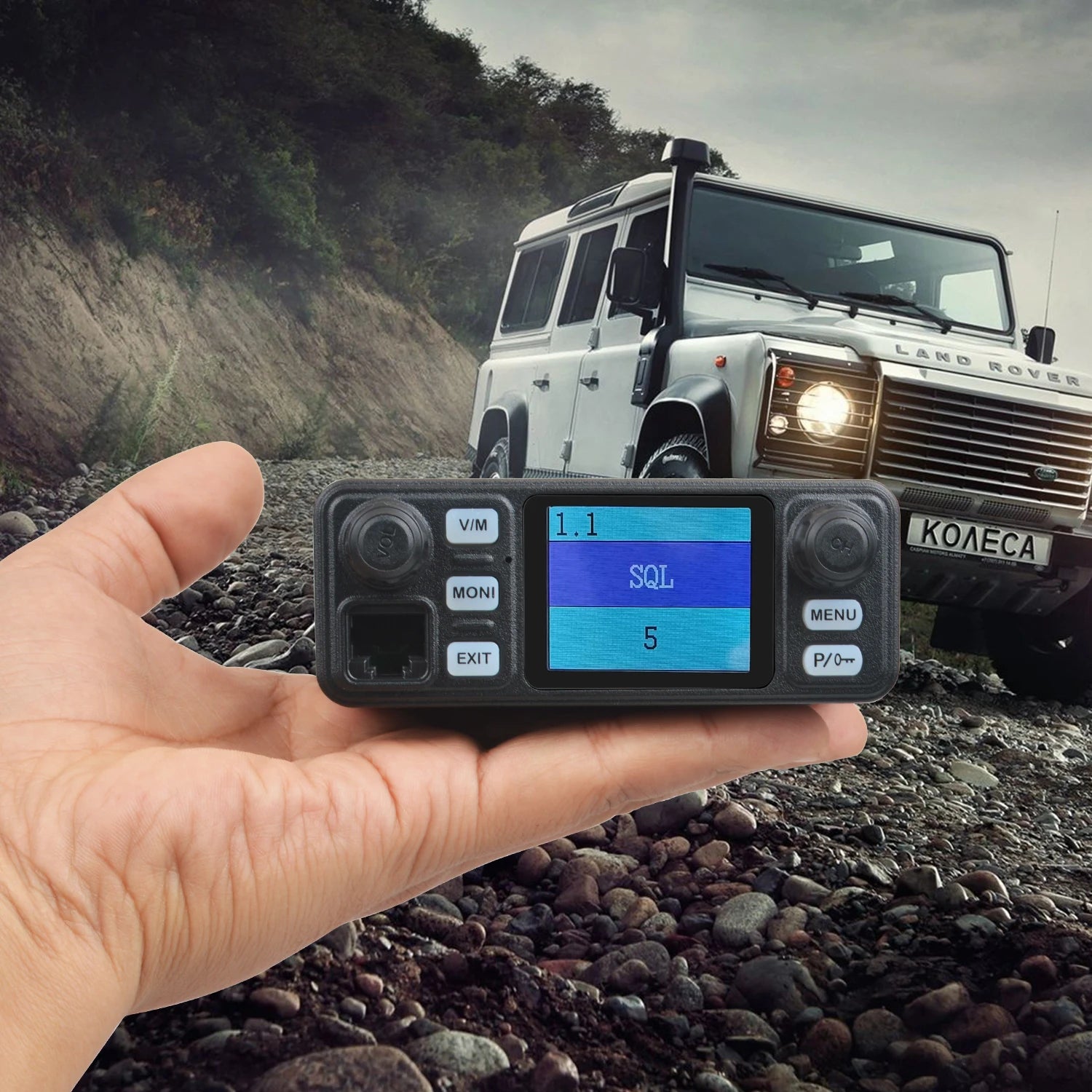 Mobile Radio HIROYASU IC-980Pro Transceiver UHF VHF Dual Band Dual Watch 25W 200Ch Background Noise Reduction Vox FM Walky Talky