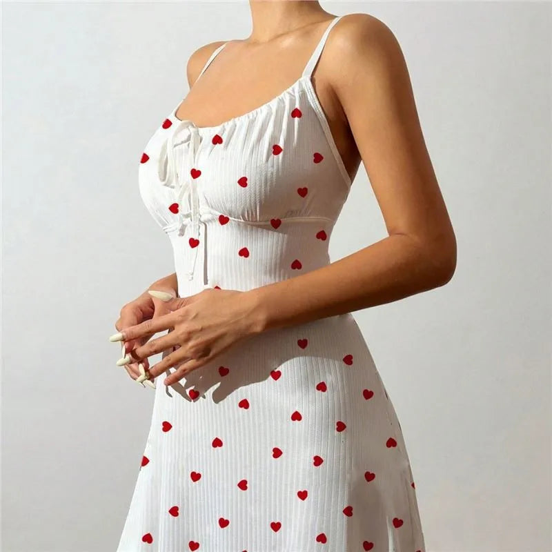Casual Printed Night Dresses For Woman Summer Women's Nightgown Pajamas Sleepwear Dress Underwear Female Nightwear Home Clothes
