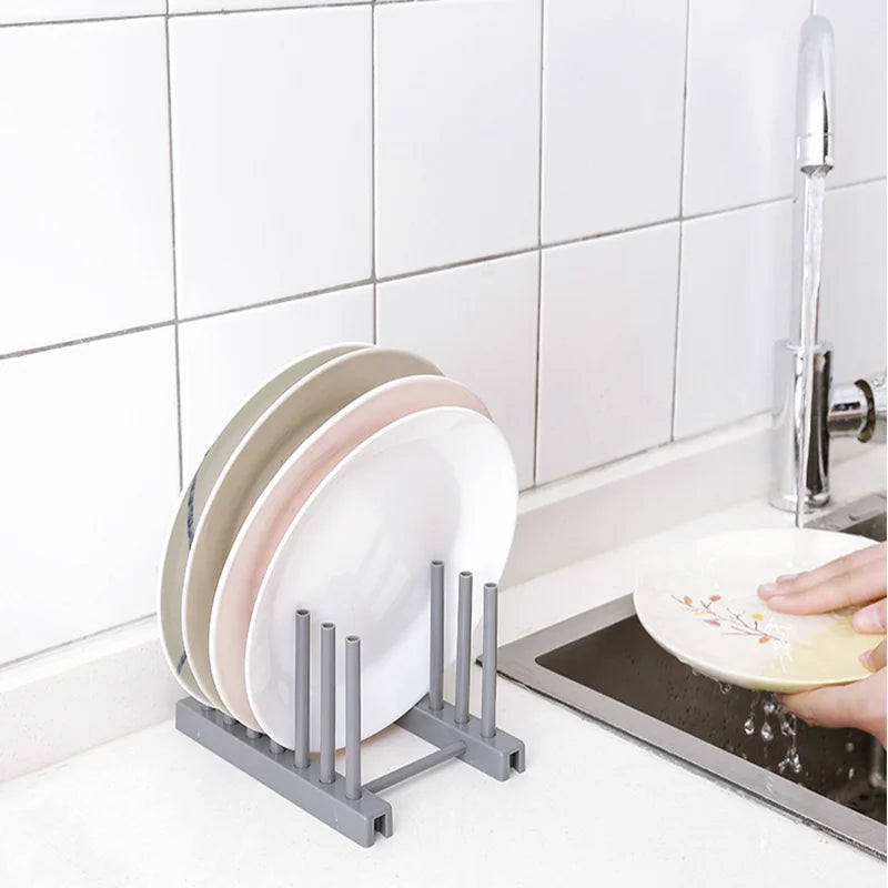 Sink Dish Drying Rack - Small Dish Rack Over Sinks Drying Tray, Dish Drainer for Kitchen Counter with Cutlery Holder