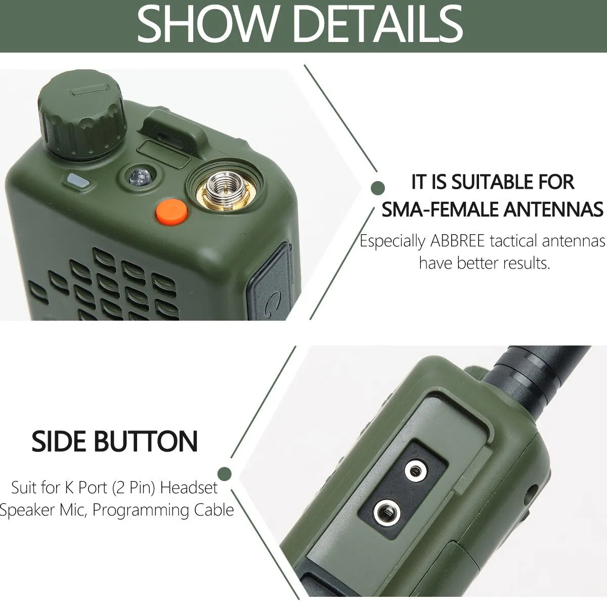 Baofeng AR 152 Tactical Ham Radio – Long Range, High Power Walkie Talkie (10km Range) - Dicrodelights
