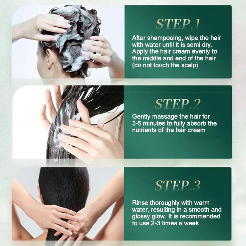 250g Polypeptide Keratin Deep Conditioner Hair Mask Keratin Hair Restoring Cream Dry Damaged Hair Treatment Burnt Hair Restoring