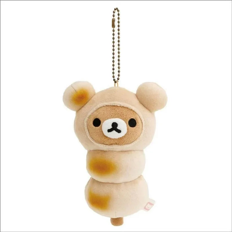 New Anime Rilakkuma Plush Keychains Backpack Hanings Small Pendant Stuffed Animals Christmas Birthday Graduation Gifts 1
