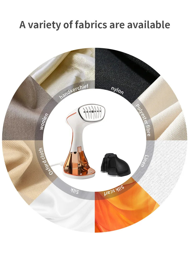 1800W Handheld Steam Hanging Iron Touch Screen Control 15 Seconds Fast Preheat 320ml Portable Home Small Fabric Clothes Steamer